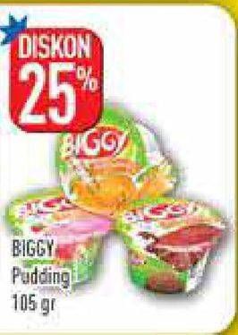 Promo Harga BIGGY Dairy Pudding 105 gr - Hypermart