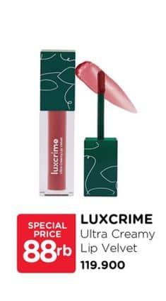 Promo Harga Luxcrime Ultra Creamy Lip Velvet  - Watsons