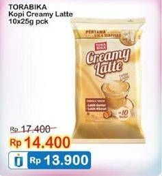 Promo Harga Torabika Creamy Latte per 10 sachet 25 gr - Indomaret