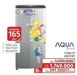 Promo Harga AQUA AQR-D187(S)  - Lotte Grosir