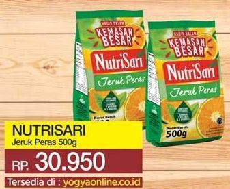 Promo Harga NUTRISARI Powder Drink Jeruk Peras 500 gr - Yogya
