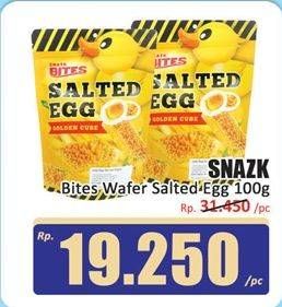 Promo Harga Snazk Bites Wafer Salted Egg 100 gr - Hari Hari