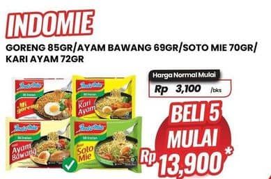 Promo Harga Indomie Mie Kuah/Goreng  - Carrefour