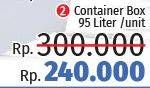 Promo Harga SHINPO Container Box 9500 ml - LotteMart