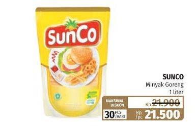 Promo Harga SUNCO Minyak Goreng 1000 ml - Lotte Grosir