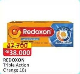 Promo Harga Redoxon Triple Action Jeruk 10 pcs - Alfamart