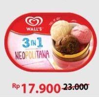 Promo Harga WALLS Ice Cream Neopolitana 350 ml - Alfamart