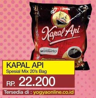 Promo Harga Kapal Api Kopi Bubuk Special Mix per 20 sachet - Yogya