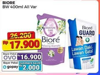 Promo Harga Biore Body Foam Beauty All Variants 450 ml - Alfamart