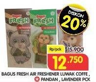 Promo Harga BAGUS Air Freshener Luwak Coffe, Pandan, Lavender  - Superindo