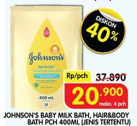 Promo Harga Jhonsons Baby Bath  - Superindo