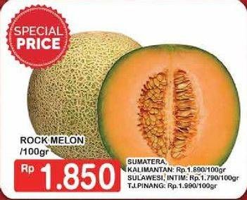 Promo Harga Rock Melon per 100 gr - Hypermart