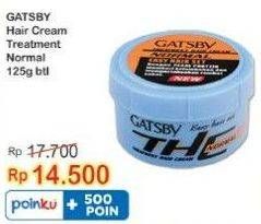 Promo Harga GATSBY Hair Treatment Cream Normal 125 gr - Indomaret