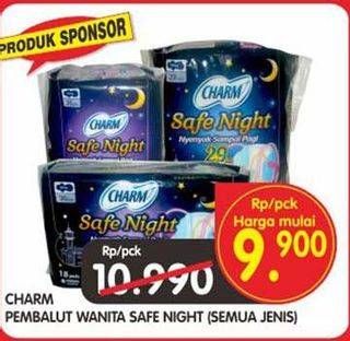 Promo Harga CHARM Safe Night All Variants  - Superindo