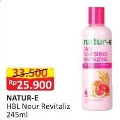 Promo Harga NATUR-E Hand Body Lotion Daily Nourishing Revitalizing 245 ml - Alfamart