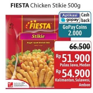 Promo Harga Fiesta Naget Stikie 500 gr - Alfamidi