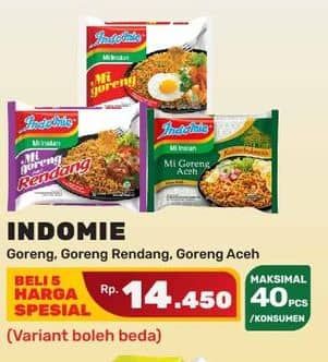 Promo Harga Indomie Mi Goreng Spesial, Rendang, Aceh 85 gr - Yogya