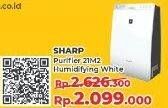 Promo Harga SHARP Air Purifier 21M2 White  - Yogya