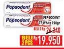 Promo Harga Pepsodent Pasta Gigi Pencegah Gigi Berlubang White 190 gr - Hypermart