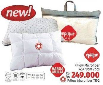 Promo Harga EPIQUE Pillow Microfiber per 2 pcs - LotteMart