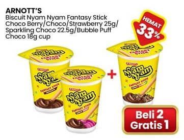 Promo Harga Nyam Nyam Fantasy Stick/Bubble Puff  - Indomaret