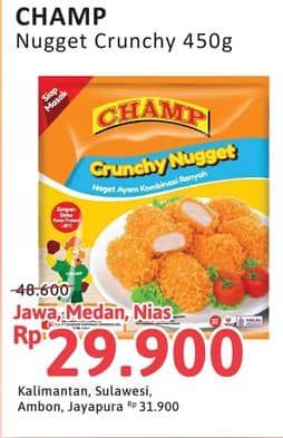 Promo Harga Champ Nugget Crunchy Nugget 450 gr - Alfamidi