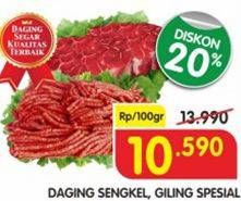 Promo Harga Daging Sengkel/Daging Giling Spesial  - Superindo