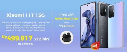 Promo Harga XIAOMI 11T 8 GB + 256 GB  - Erafone