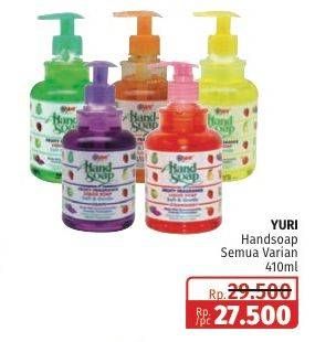 Promo Harga Yuri Hand Soap All Variants 410 ml - Lotte Grosir