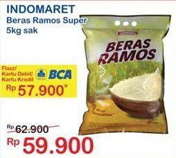 Promo Harga Indomaret Beras Ramos Super 5 kg - Indomaret