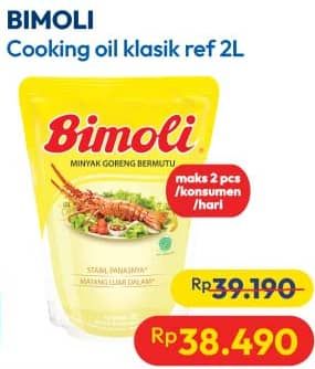 Promo Harga Bimoli Minyak Goreng 2000 ml - Hypermart