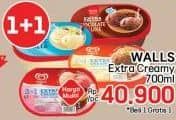 Promo Harga Walls Ice Cream 700 ml - LotteMart