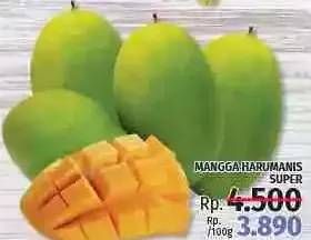Promo Harga Mangga Harum Manis Super per 100 gr - LotteMart