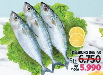 Promo Harga Ikan Kembung Banjar per 100 gr - LotteMart