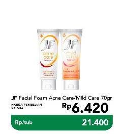 Promo Harga JF Facial Foam Acne Spot Care, Acne Protect 70 gr - Carrefour