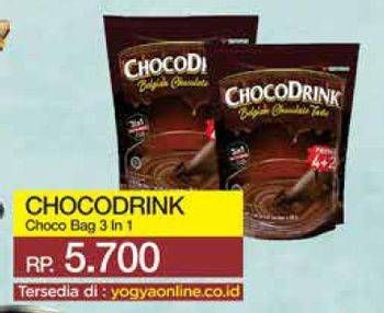 Promo Harga Choco Drink Belgian Chocolate Taste per 4 sachet 28 gr - Yogya
