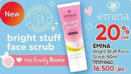 Promo Harga EMINA Bright Stuff Face Wash Acne Prone Skin 50 ml - Guardian