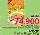 Promo Harga Champ Nugget Chicken Nugget 1000 gr - Alfamidi