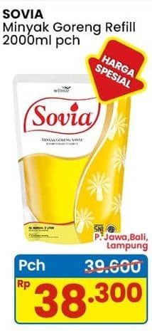 Promo Harga Sovia Minyak Goreng 2000 ml - Indomaret