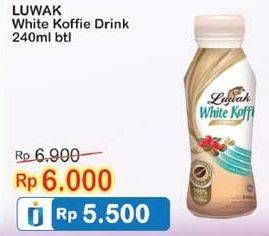 Promo Harga Luwak White Koffie Ready To Drink 240 ml - Indomaret