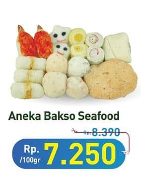 Promo Harga Aneka Bakso Seafood per 100 gr - Hypermart