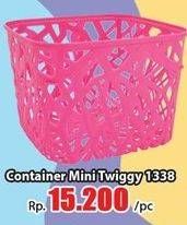 Promo Harga Green Leaf Container Mini Twiggy 1338  - Hari Hari