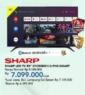 Promo Harga SHARP 2T-C50BG1i | LED TV 50"  - Carrefour