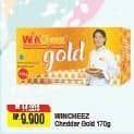 Promo Harga WINcheez Gold Cheddar Keju Olahan  170 gr - Alfamart