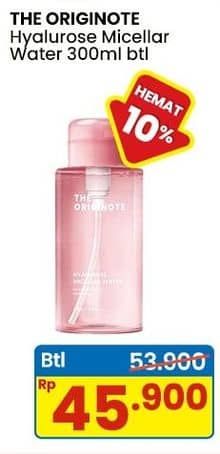 Promo Harga The Originote Hyalurose Micellar Water 300 ml - Indomaret