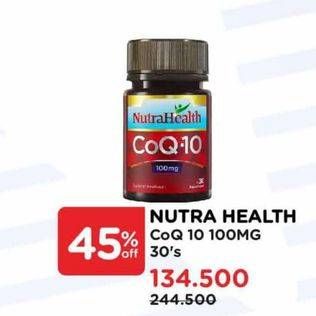 Promo Harga Nutrahealth COQ-10 100Mg 30 pcs - Watsons