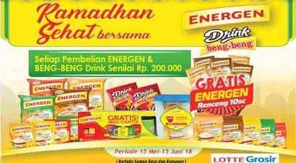 Promo Harga Energen Cereal / Beng-beng Drink  - LotteMart