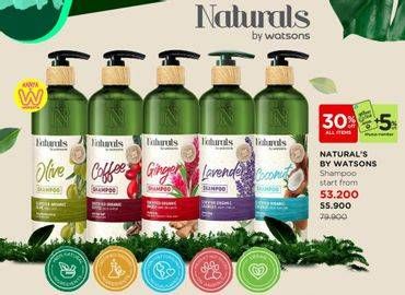Promo Harga Natural By Watsons Tea Tree Shampoo 490 ml - Watsons