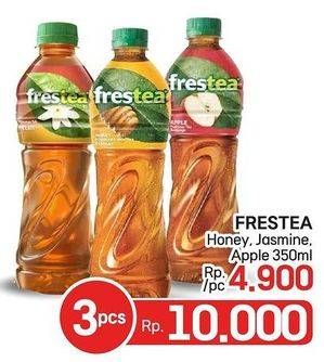 Promo Harga Frestea Minuman Teh Green Honey, Jasmine, Apple 350 ml - LotteMart