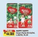 Promo Harga Happy Nappy Smart Pantz Diaper M32, M34, L28, L30, XL24 24 pcs - Alfamart